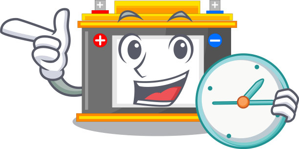 还有钟表调节器，吉祥物就在桌边图片下载