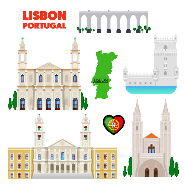葡萄牙里斯本旅游集建筑图片下载