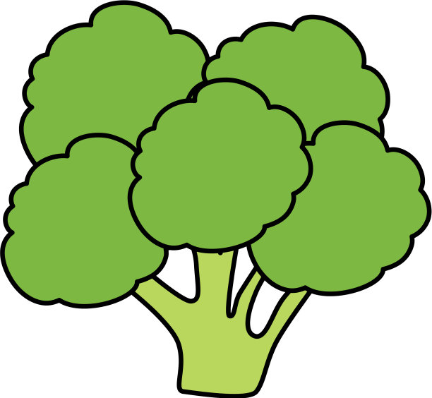 新鲜花椰菜蔬菜图标图片下载