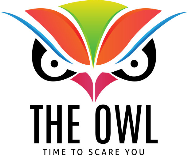 猫头鹰的脸标志图片下载