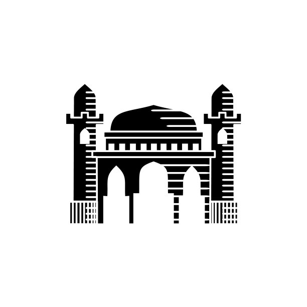 清真寺图标设计模板图片下载