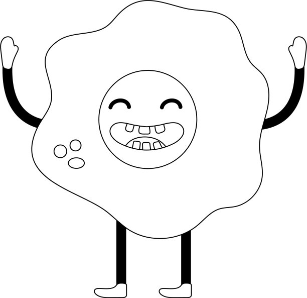 美味美味的食物卡通图片下载