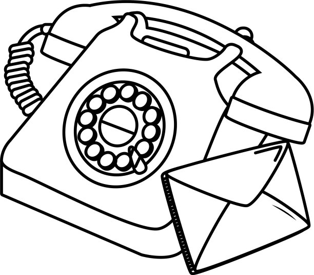 老式电话卡通图片下载