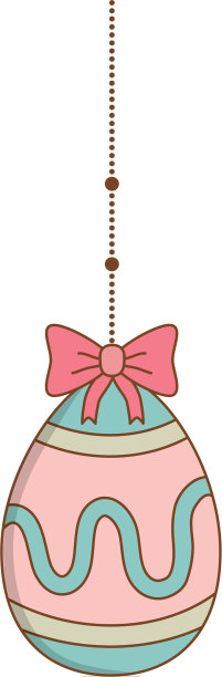 美丽的彩蛋画挂复活节图标图片下载