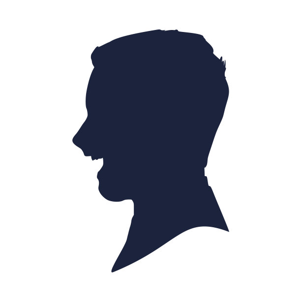 男人的脸轮廓图片下载