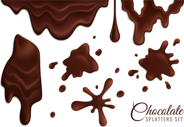 巧克力洒出来了设置图片下载