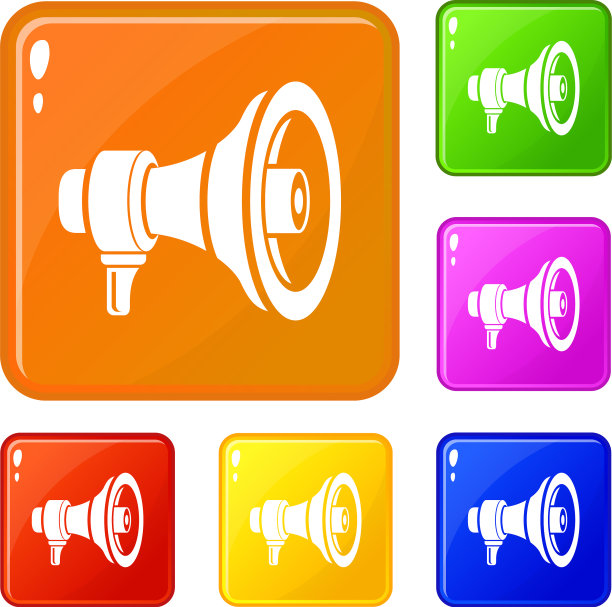 扬声器图标设置颜色图片下载