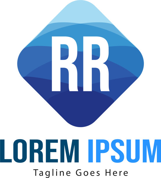 初始rr标志模板与现代框架图片下载