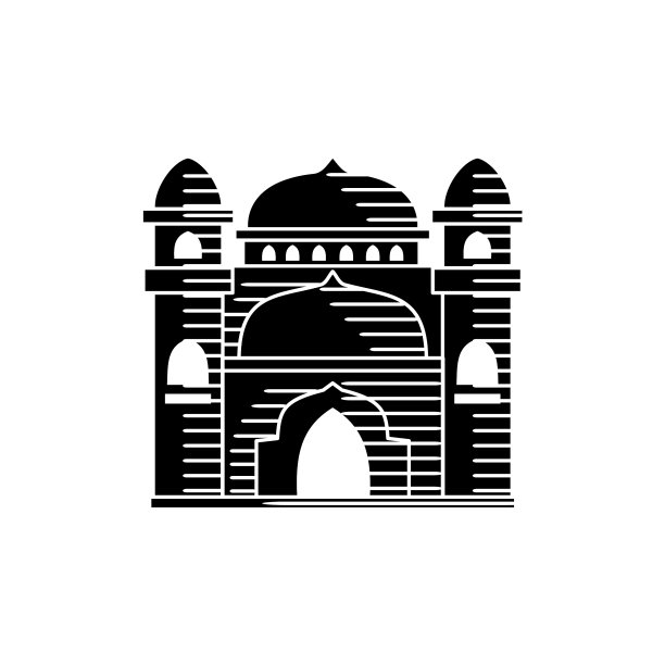 清真寺图标设计模板图片下载