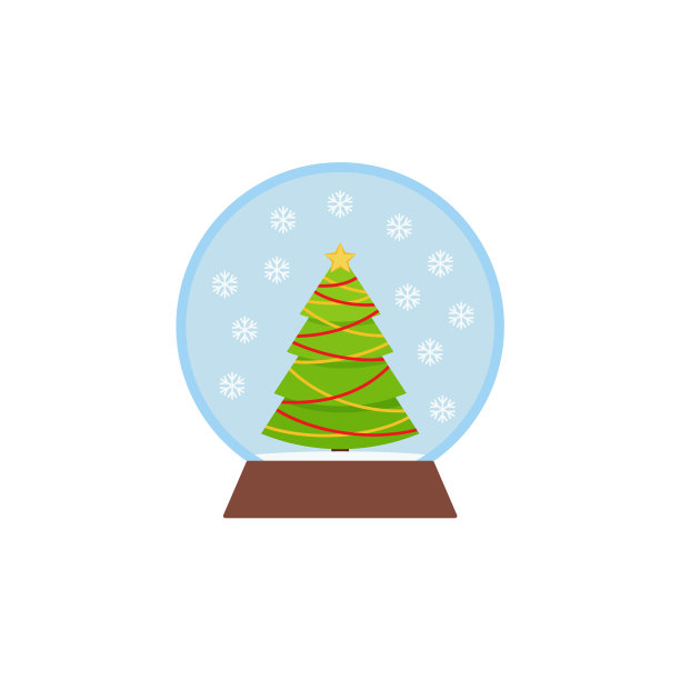 雪球雪球圣诞图标在平面设计图片下载