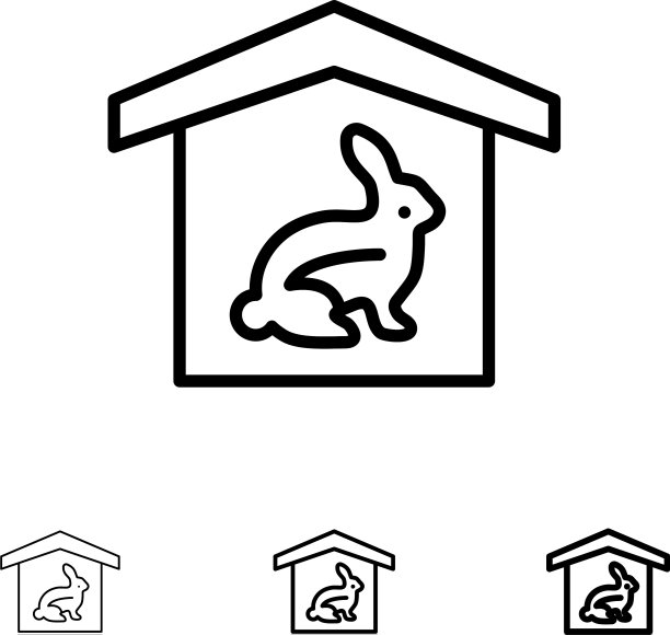 兔复活节自然粗瘦黑图片下载