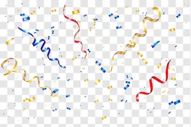 五彩纸屑背景图片下载