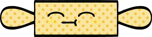 漫画书风格的卡通擀面杖图片下载