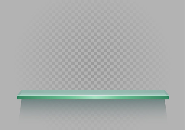 玻璃架子上的灰色透明背景图片下载