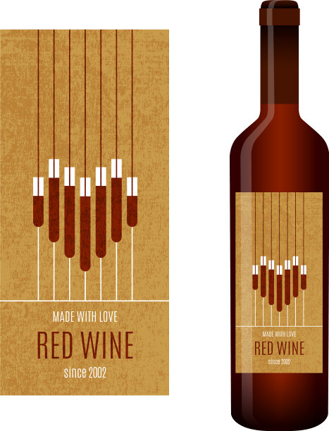 酒的标签图片下载