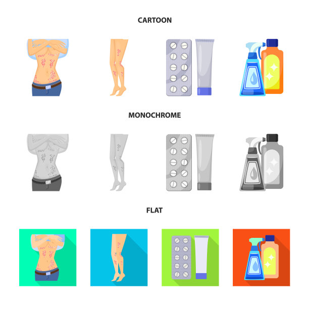 医疗和疼痛图标图片下载