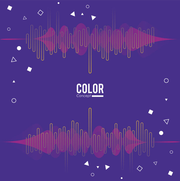 色彩概念背景框架图片下载