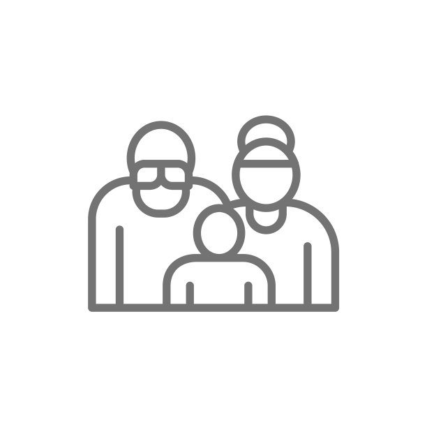 祖父母和孙子夫妇领取养老金图片下载