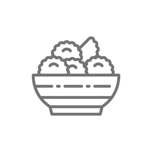 Vareniki饺子乌克兰美食系列图标图片下载