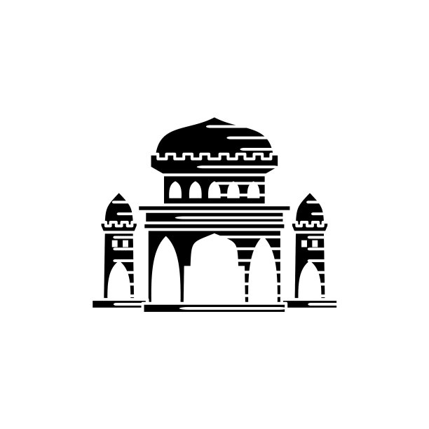 清真寺图标设计模板图片下载