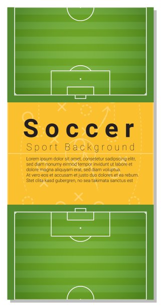 足球场地图形背景图片下载