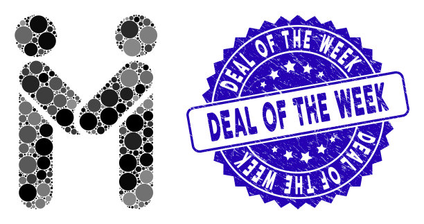 拼贴者握手图标与垃圾处理的图片下载