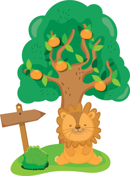 可爱的小狮子性格图片下载