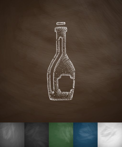 葡萄酒图标手绘图片下载