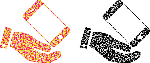 缀点智能手机提供手马赛克图标图片下载