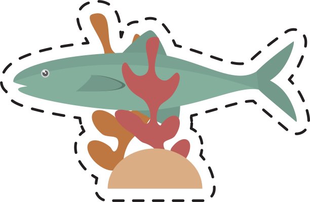 鲑鱼，鱼，海鲜，新鲜的珊瑚图片下载