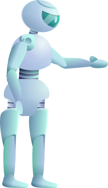 机器人图标卡通风格图片下载