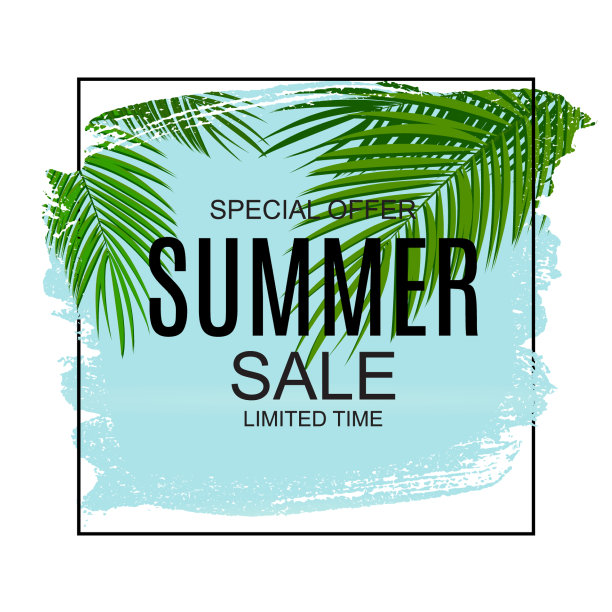 夏季销售概念背景图片下载