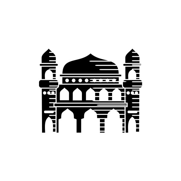 清真寺图标设计模板图片下载