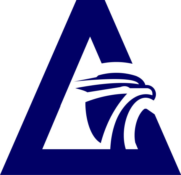 首字母a和一个鹰动物标志模板图片下载