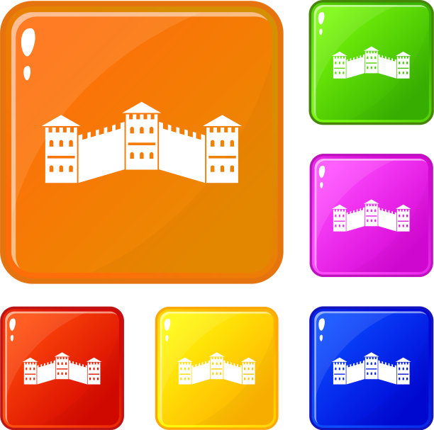 长城中国图标设置颜色图片下载