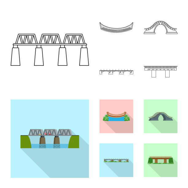设计连接和设计标志集图片下载