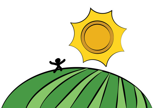 人们在灿烂的阳光或色彩下奔跑图片下载