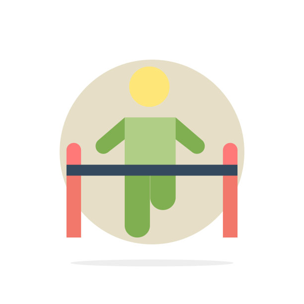 锻炼健身馆健身养生人抽象圈图片下载