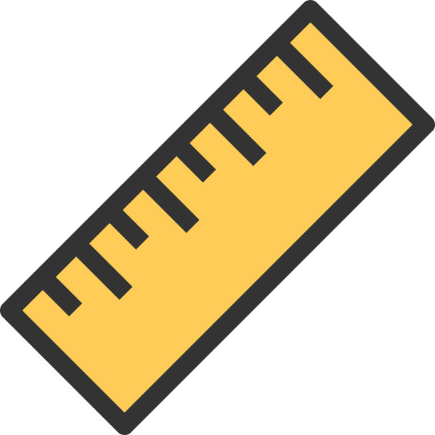 标尺图标设计文具图标设计图片下载