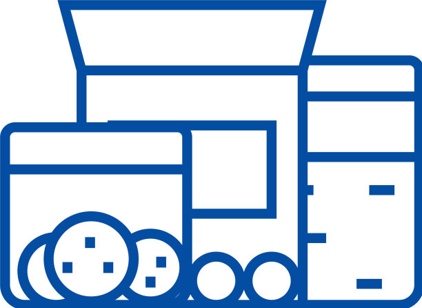食物储存线图标概念食物储存平面图片下载