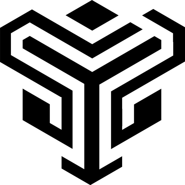 六边形抽象Logo模板图片下载