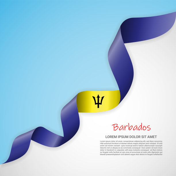 白色和蓝色的旗帜在飘扬图片下载