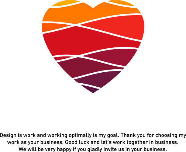 爱心创意标志概念抽象图片下载