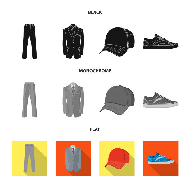 人与服装符号的设计图片下载