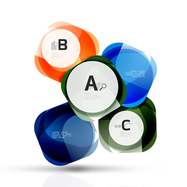 玻璃光泽抽象石材与文字抽象图片下载