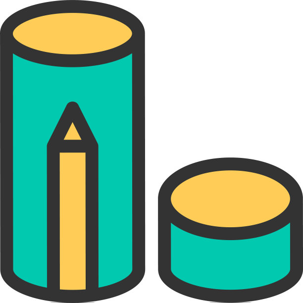 铅笔盒图标设计文具图标设计图片下载