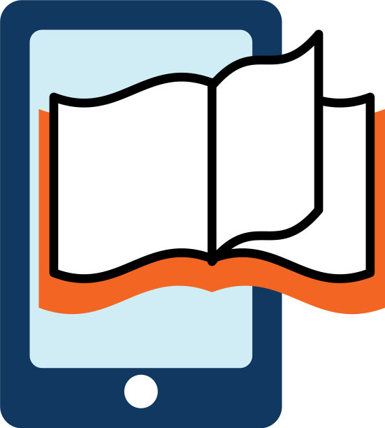 带有电子书技术的智能手机图片下载