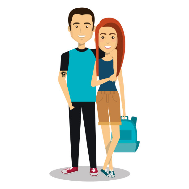 年轻人塑造的角色图片下载