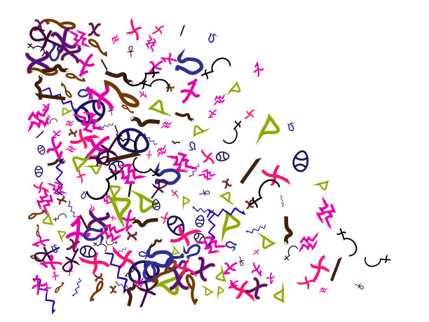 埃及标志手绘彩纸灯图片下载