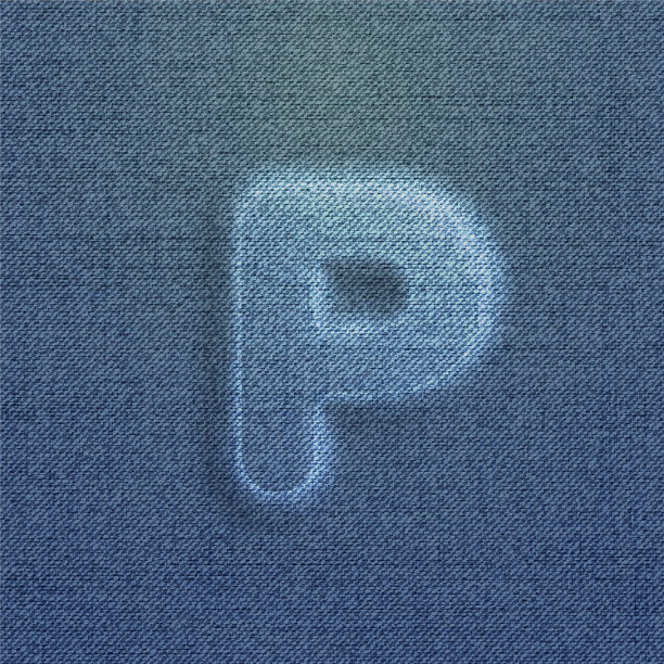 用粗斜纹棉布做成的字体图片下载